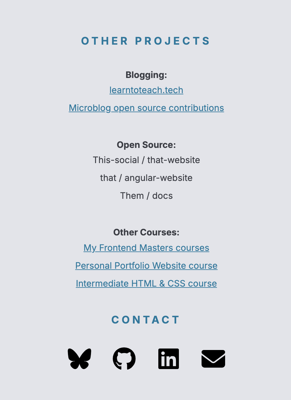 image of the navbar at mobile dimensions, showing all text and images centered.