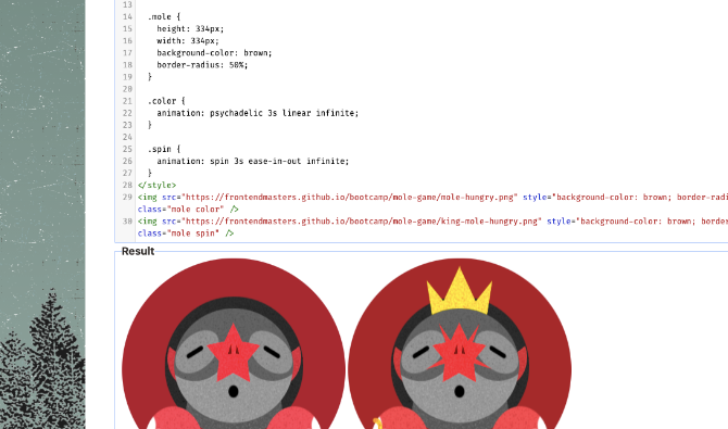 Screenshot of the Frontend Masters Bootcamp.